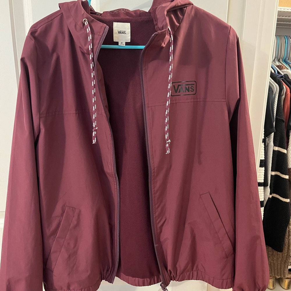 Vans Maroon Mesh Jacket